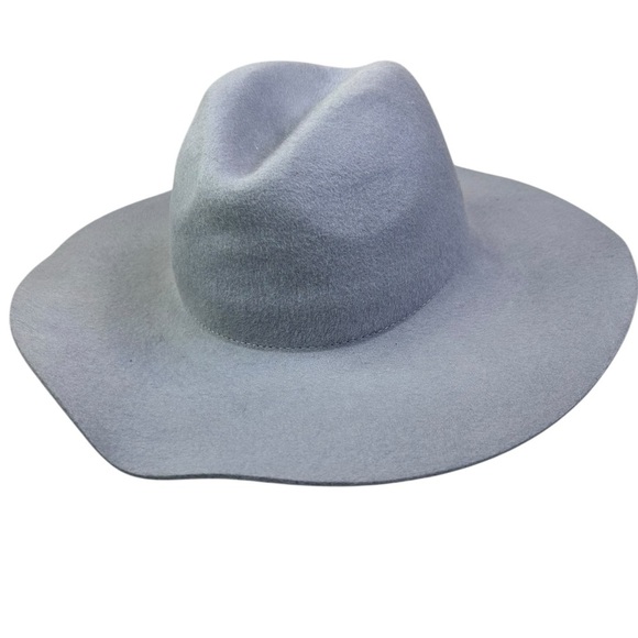 Free People X Exclusive chance Matador gray smoke wool felt hat adjustable - Picture 4 of 7